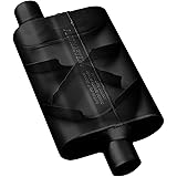 Flowmaster 43043 40 Series Muffler - 3.00 Offset IN / 3.00 Offset OUT - Aggressive Sound, Black
