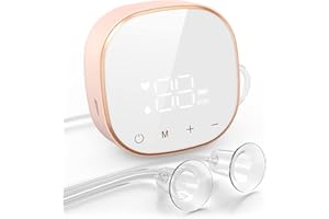 KQNWEWEOFN Electric Inverted Nipple Corrector, Portable Niplette Correct Flat and Inverted Nipples with Ease to Help Breastfeeding, Inverted Nipple Puller, Nipple Massage, Sunken and Short Nipples