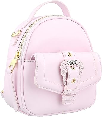 small pink rucksack