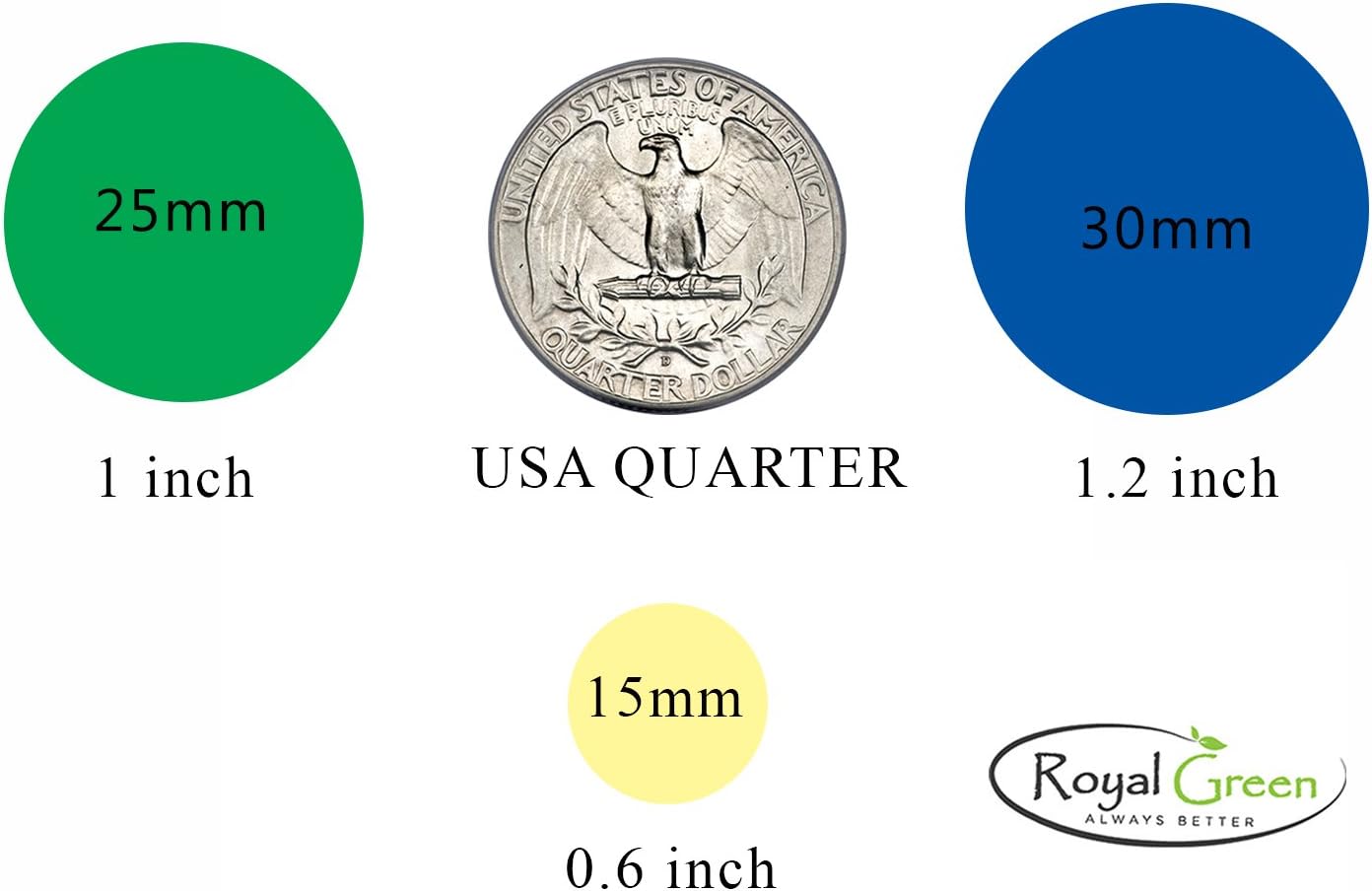 Black Sparkles Color Coding Labels 1 Round 25 mm 120 Pack Circle Sparkly Stickers one inch ...