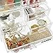 ISWEES Large Capacity Cosmetic/Makeup Organizer Transparent Acrylic Jewelry Watches Display Boxes Bathroom Storage Insert Brush Holder Case (9.2 x 5.1 x 10.8 inches)