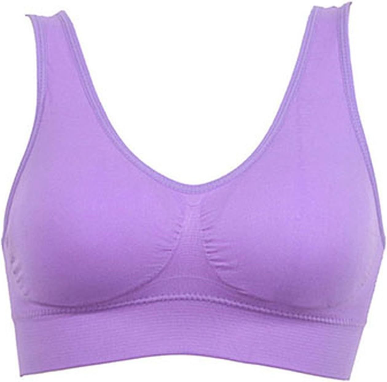 brasier deportivo para mujer, Púrpura, XL Ropa, Zapatos