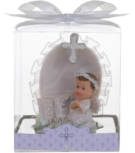 Lunaura Religious Keepsake - Set Of 12 Girl Baby Praying...