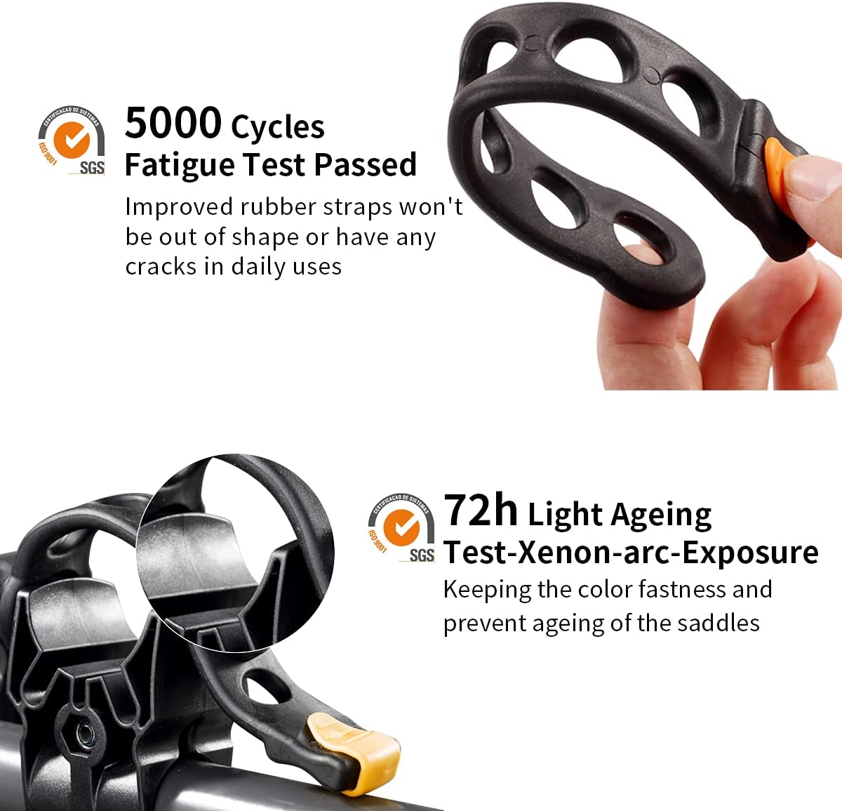 GUDE 4 Bike Rack for Car Bicycle Rack Foldable Bicycle Carrier Racks Fit 2'' Hitch Receiver Bike Hitch Mount Suitable for Trailer, Trucks, SUV: Automotive