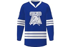 Custom Hockey Jersey Practice Jerseys Stitched/Printed Name Number,Personanlized Sports Uniform for Men/Youth/Women