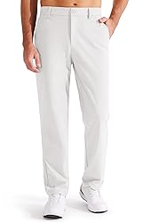 Libin Men's Golf Pants Classic Fit Flat Front Work