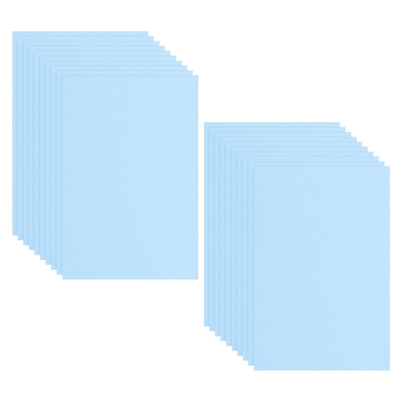 PATIKIL 20 Pack EVA Foam Sheets, 12" x 8" 2mm Thick Foam Sheets Crafts Foam Paper for Craft Classroom Bulletin Board Decor Scrapbooking DIY Cosplay Costume, Light Blue