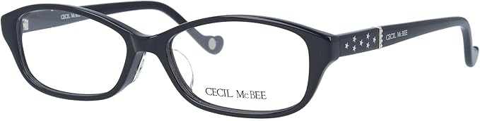 Amazon Co Jp セシルマクビー メガネフレーム Cecil Mcbee Cmf7041 1 52サイズ オーバル メンズ レディース ファッション