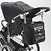 JJ Cole Caprice Diaper Tri Stitch Bag, Black