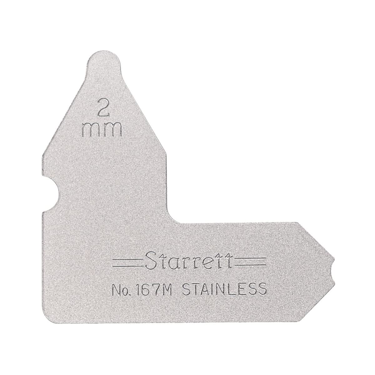 Starrett 167M-2 2.0MM Individual Radius Gauge 2mm Radius Gauge