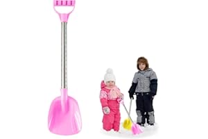 Kids Snow Shovel Portable Snow Removal Shovels with D-Grip Handle Small Digging Shovels for Beach Driveway Car Garden Gift fo