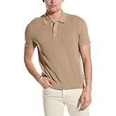 Onia mens Cotton Textured Knit Polo
