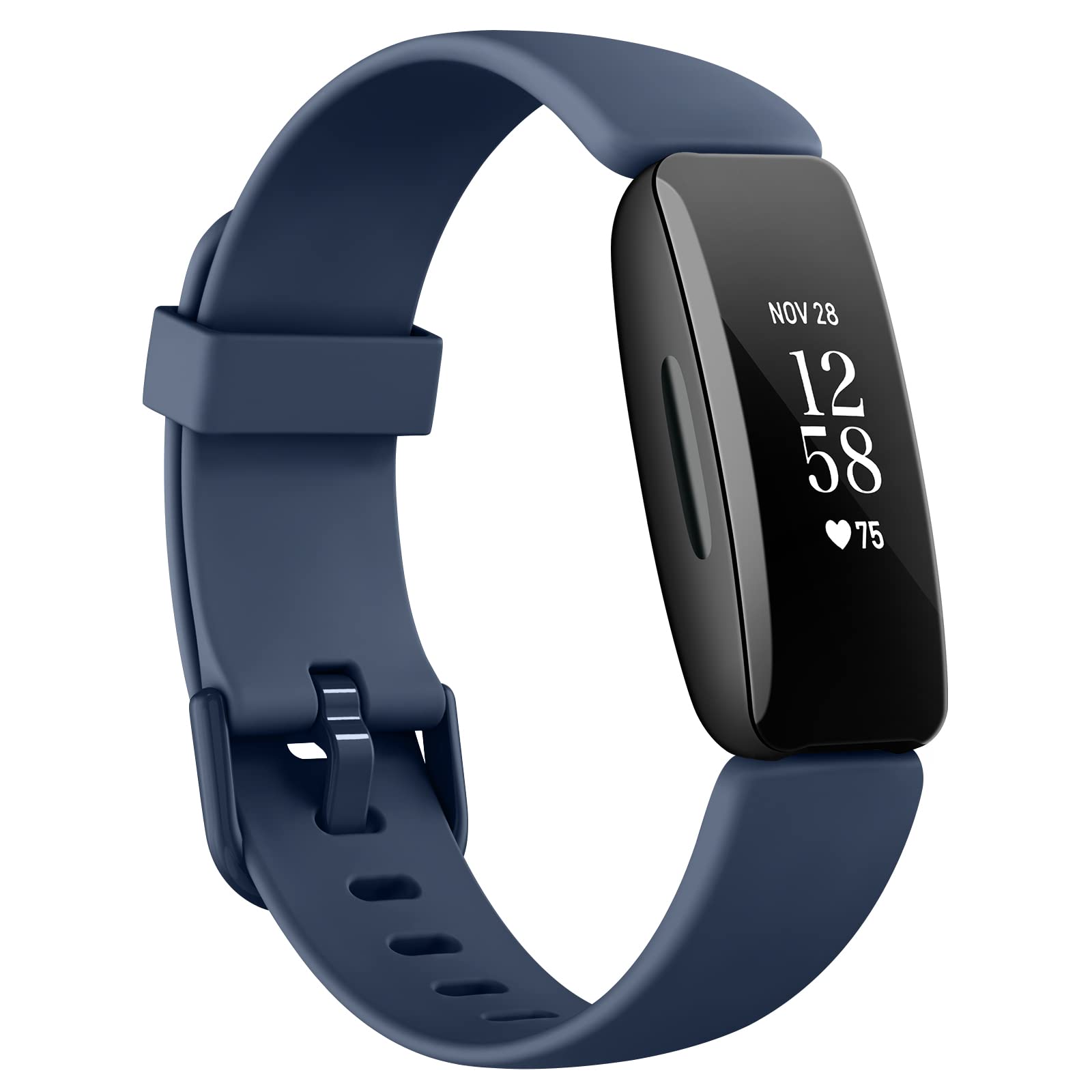AK Straps Compatible Fitbit Inspire 2 Strap, Soft Silicone Sport Replacement Wristband (5.1''-8.1'', Blue) for Women & Men — image 1