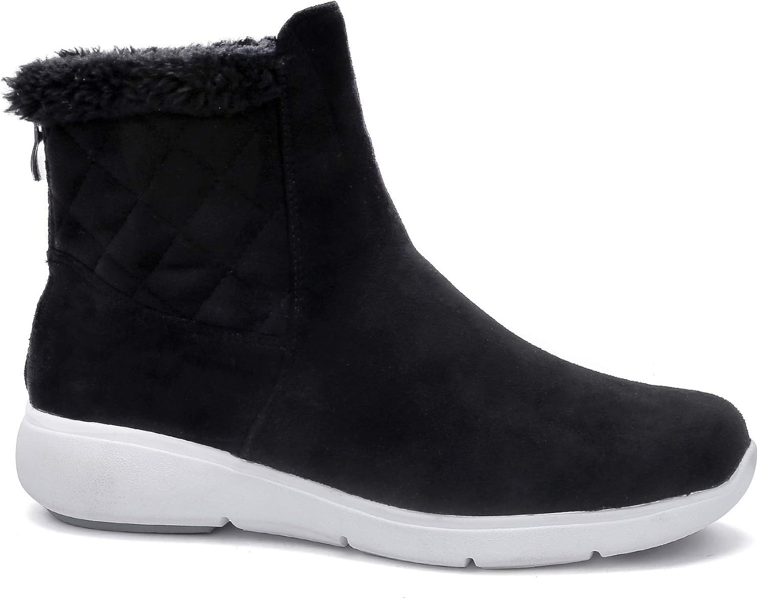 fur lined high top sneakers