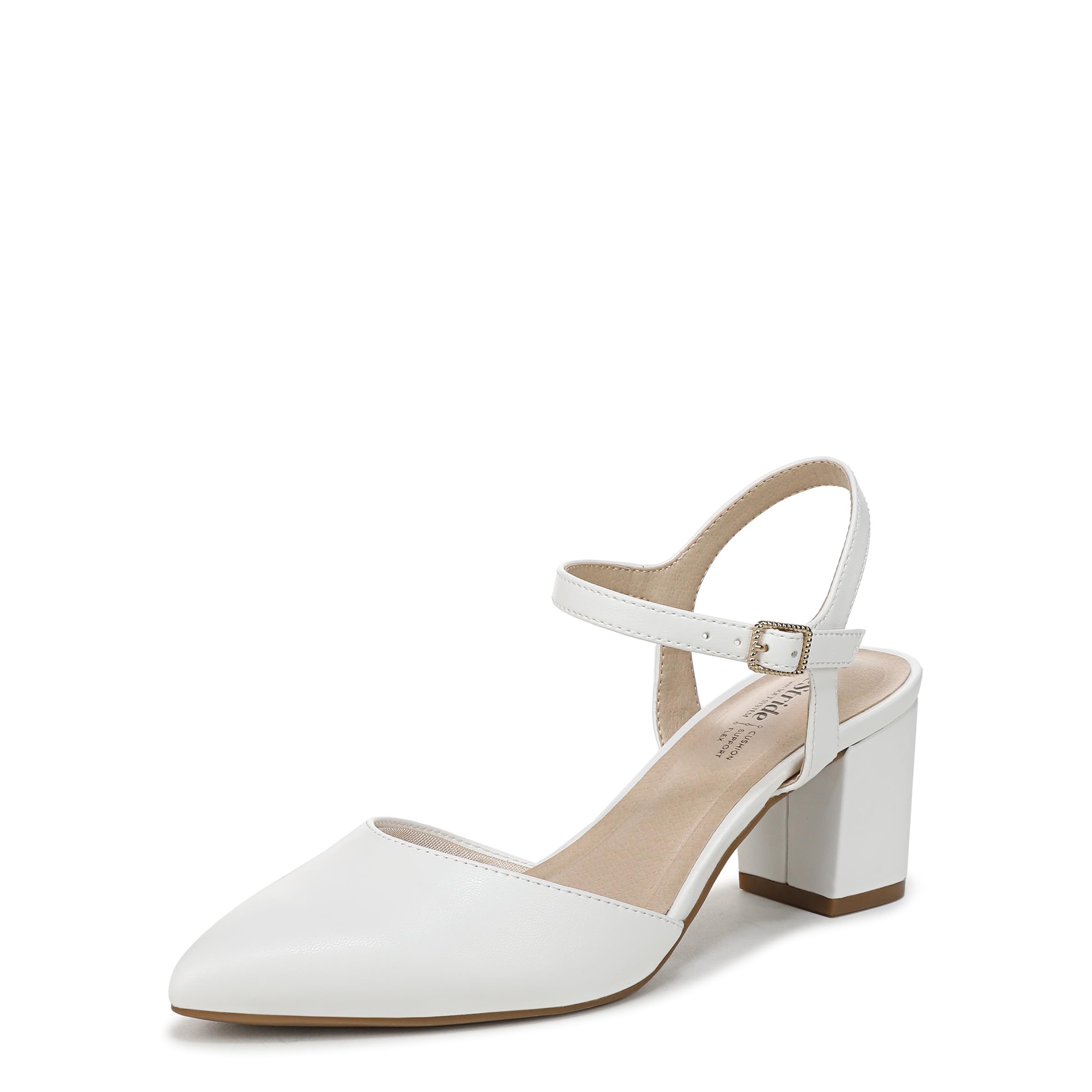 LifeStride Women’s Amaryllis Pump Bright White 11 W