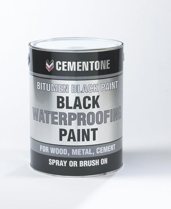 Cementone Bitumen Black Waterproofing Paint 1lt Amazon.co.uk Kitchen
