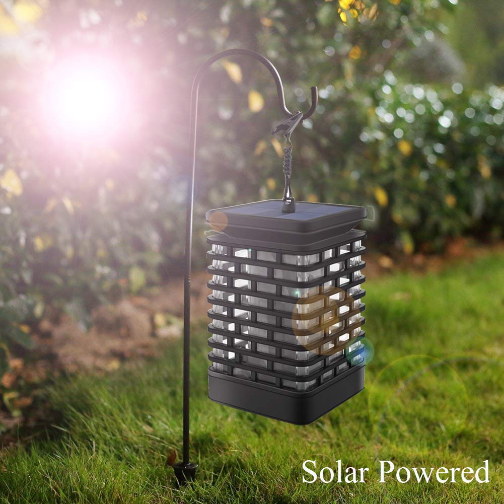 Solar Flame Hanging Lantern Lights Outdoor Solar Lanterns Light IP55