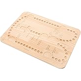 NUOBESTY Wooden Bead Board Beading Tools for Jewelry Making Tray Rosary DIY Bracelet Helper Tool Necklace Bracelets Design Board Ead