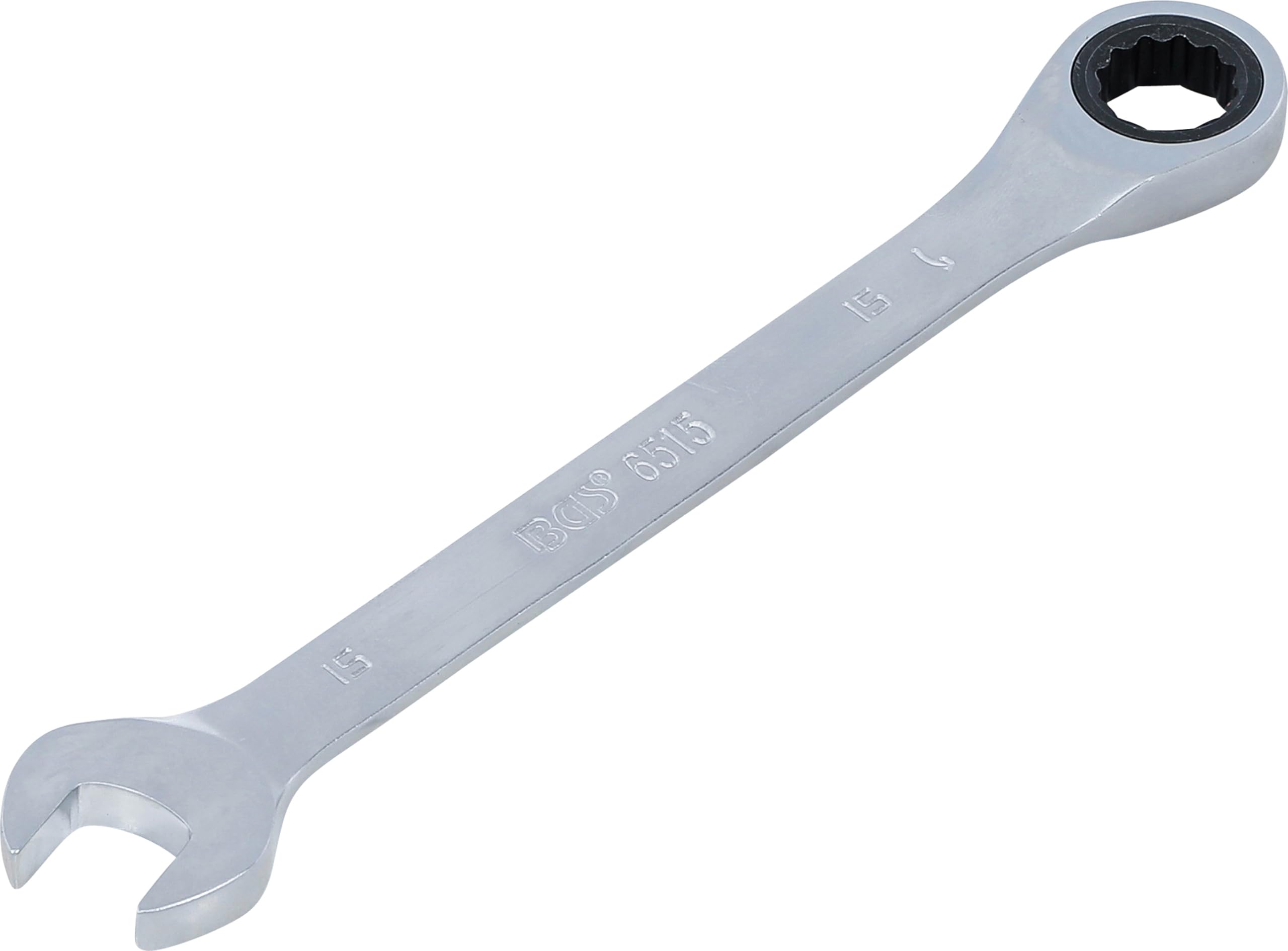 BGS 6515 | Ratchet Combination Wrench | 15 mm