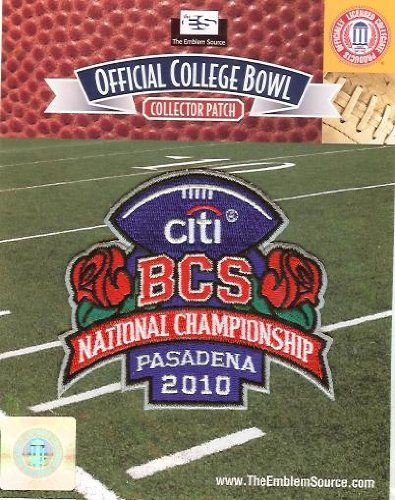 2010 BCS Championship Patch - Alabama over Texas