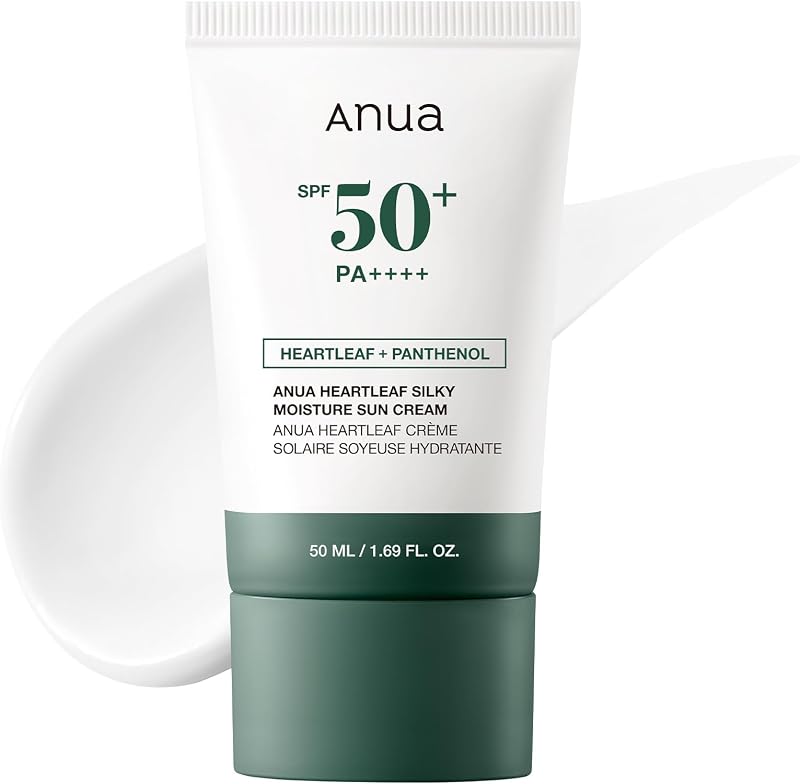 Heartleaf Seidige Feuchtigkeits-Sonnencreme SPF 50 PA++++, 50ml