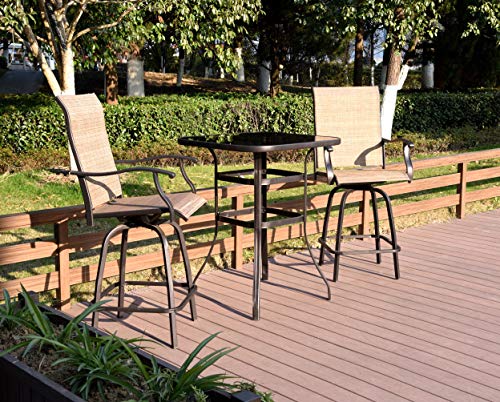 EMERIT Bistro Bar Table Outdoor High Top Table