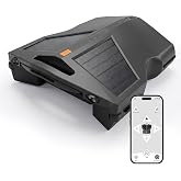 WUWO Manta M1 Solar Pool Skimmer Robot with App, Automatic 24/7 Cleaning | Anti-Tangle, Ultrasonic Sensors, App Route Planning, 10000mAh&amp;Solar, 4L Basket&amp;Window, Water Temp/Battery Monitor, MUSE Gold