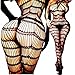 Daisland Women Lingerie Fishnet Floral Crotchless Bodystocking Babydoll Bodysuit
