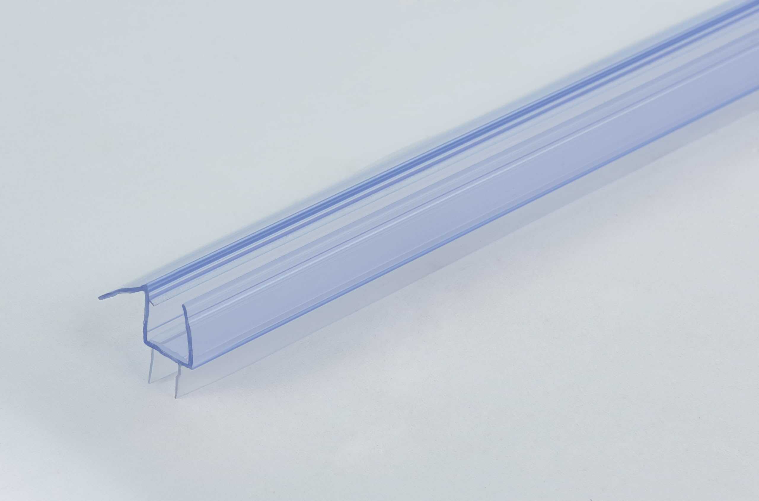 Photo 1 of YTTSOYTS Frameless Pivot Shower Door Bottom Seal – Stop Shower Leaks and Create a Water Barrier, 36 In., Clear Vinyl (Single Pack) (For 3/8" Glass Pivot Door)