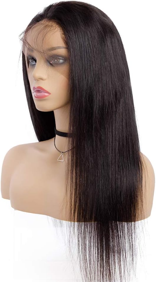 Sedittyhair MALAIKA Straight 18" Full Lace Human Hair Wigs With Baby Hair For Black Women Deep Parting Remy Hair Glueless Full Lace Wig Pre Plucked Hibaby Hair With 18 inch