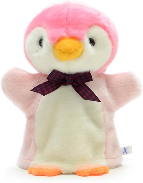 Amazon Aqua ぬいぐるみ マリン 手踊り ハンドパペット ベビーペンギン ピンク おもちゃ雑貨 おもちゃ