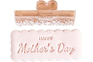 Mother ' s Day Cookie Stamp Molds Effective Mother ' s Day Fondant Cutter Functional Biscuits Baking Stamp Individualized Fon