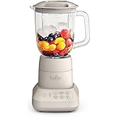 bella 10 Speed Countertop Blender, Juicer & Smoothie Maker, Fits-anywhere™ Kitchenware, Slim Flip & Store Design, Dishwasher Safe 48oz Capacity Pitcher & Lid, Stainless Steel Blade, 450 Watt, Oatmilk