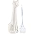 Ceramic Cat Toilet Brush in White