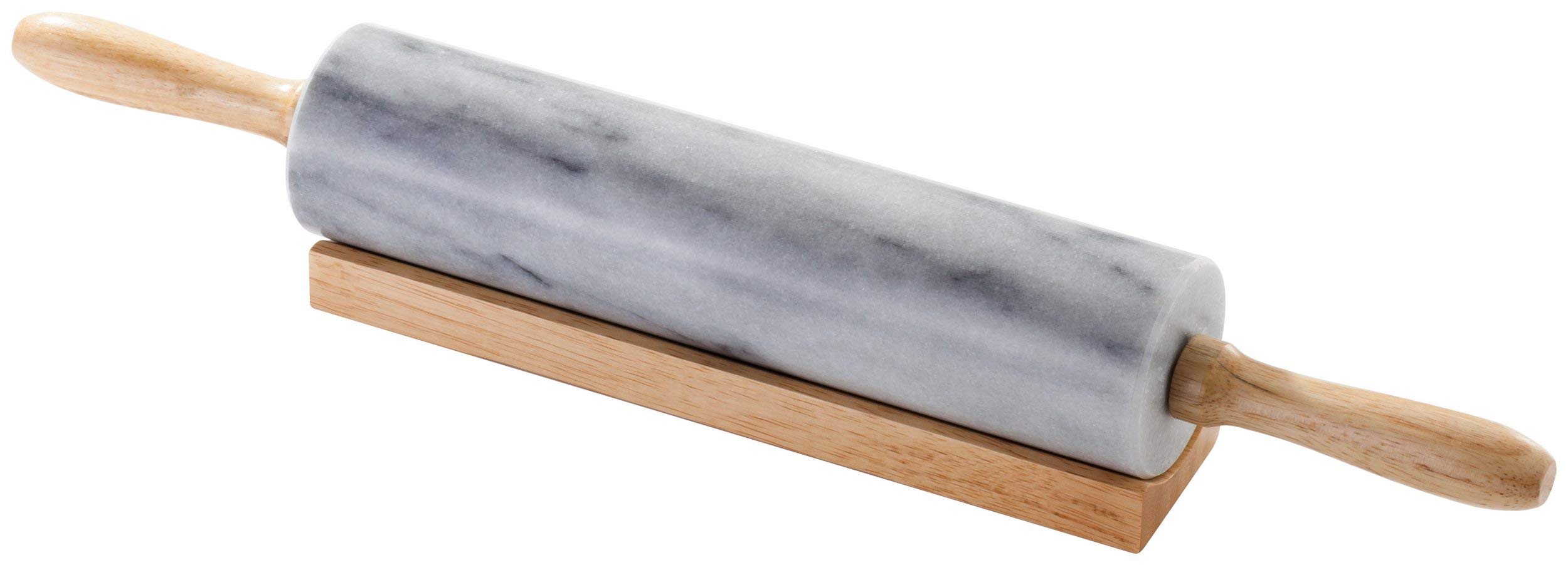 Judge Marble Rolling Pin with Wooden Stand 47cm Long x 6cm Diameter