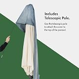 VonHaus Waterproof Parasol Cover 3m Premium Heavy Duty 420D Oxford view 3