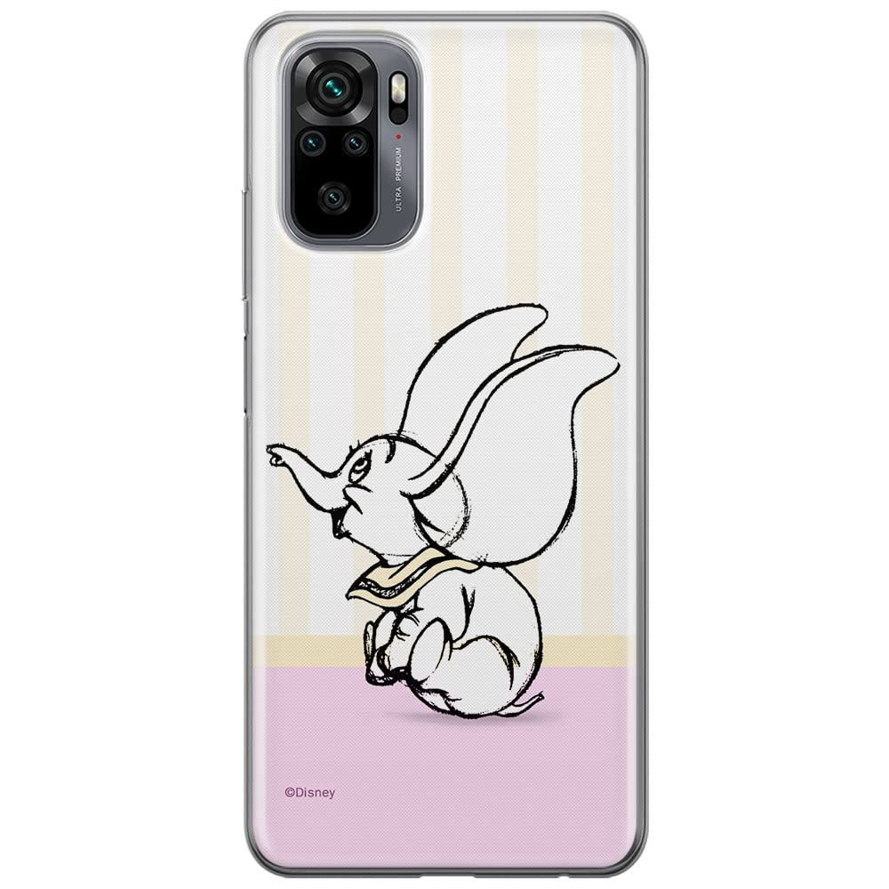 ERT GROUP mobile phone case for Xiaomi REDMI NOTE 10/ 10S original and officially Licensed Disney pattern Dumbo 009 optimally adapted to the shape of the mobile phone, case made of TPU