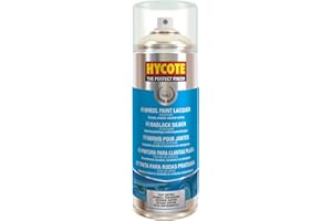 Hycote Wheel Spray Paint, Lacquer, 13.5 Oz - Fast Drying Spray Paint Clear Coat for Automotive Rims, Durable & Weather Resistant Finish, For Use on Alloy, Steel, or Plastic Wheels, 400ml
