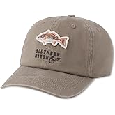 Southern Marsh Redfish Patch Washed Hat, Unisex Hat