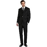 Michael Kors Men’s 3-Piece Classic Fit Regular, Big & Tall Suit Separates | Blazer, Vest & Pants | Weddings, Proms & Events