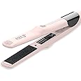AXUF Professional Hair Straightener,Flat Iron for Hair with 5s Fast Heating & 5 Temp Setting,Hair Straightener and Curler 2 in 1 for All Hairstyles, 1-inch Dual Voltage,Gifts for Women(Pink)