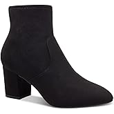 Charter Club Womens Frankii Block Heel Laceless Ankle Boots Black 7 Medium (B,M)