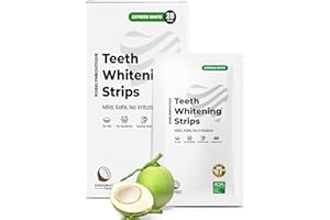 ROSELYNBOUTIQUE Whitening Strips Care Enamel Safe Natural Teeth Whitener Kit for Men Women (28 Strips, Coconut)