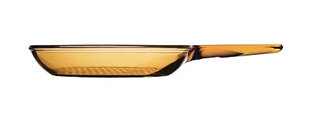 Visions Kasserolle aus Pyroceram-Glas 23 cm, braun transparent