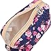 Washable And Durable, Navy Blue Nylon Beauty And Make Up Cosmetics Pouch / Bag / Case for Makeup Utensils And Toiletries By VAGA