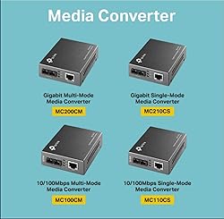 TP-Link Gigabit SFP to RJ45 Fiber Media Converter