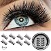 Half Eye Magnetic Eyelashes Ultra Thin No Glue Reusable Magnet Eyelases False Fake Eye Lashes Natural Looking 1 pair (8in1)