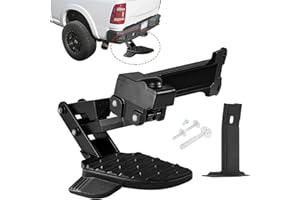 Wocch Ram Rear Bed Step for Dodge Ram 2500 3500 2019-2025 Truck Bed Side Step Retractable Bumper Step Tailgate Bedstep Replac
