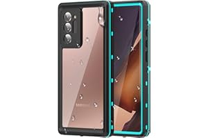 WIFORT for Samsung Galaxy Note 20 Ultra Waterproof Case Built-in Screen Protector Water Resistant Cover Protective Drop Protection Hard, Shockproof Full Body Case for Samsung Note 20 Ultra 5G, Teal