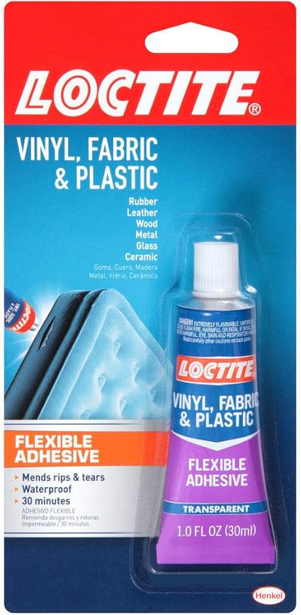 Loctite Vinyl Fabric And Plastic Repair Adhesive 1 Ounce Tube 1360694